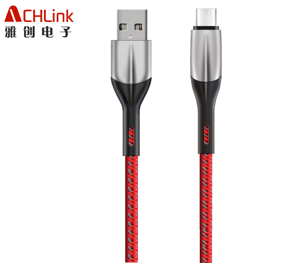 锌合金编织 安卓苹果 type c 数据线充电线厂家直销可定制